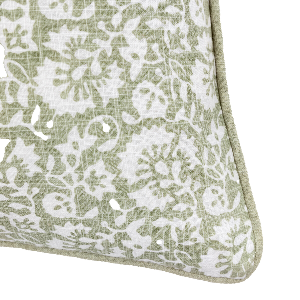 Marlow Floral Filled Cushion sage, SO'HOME