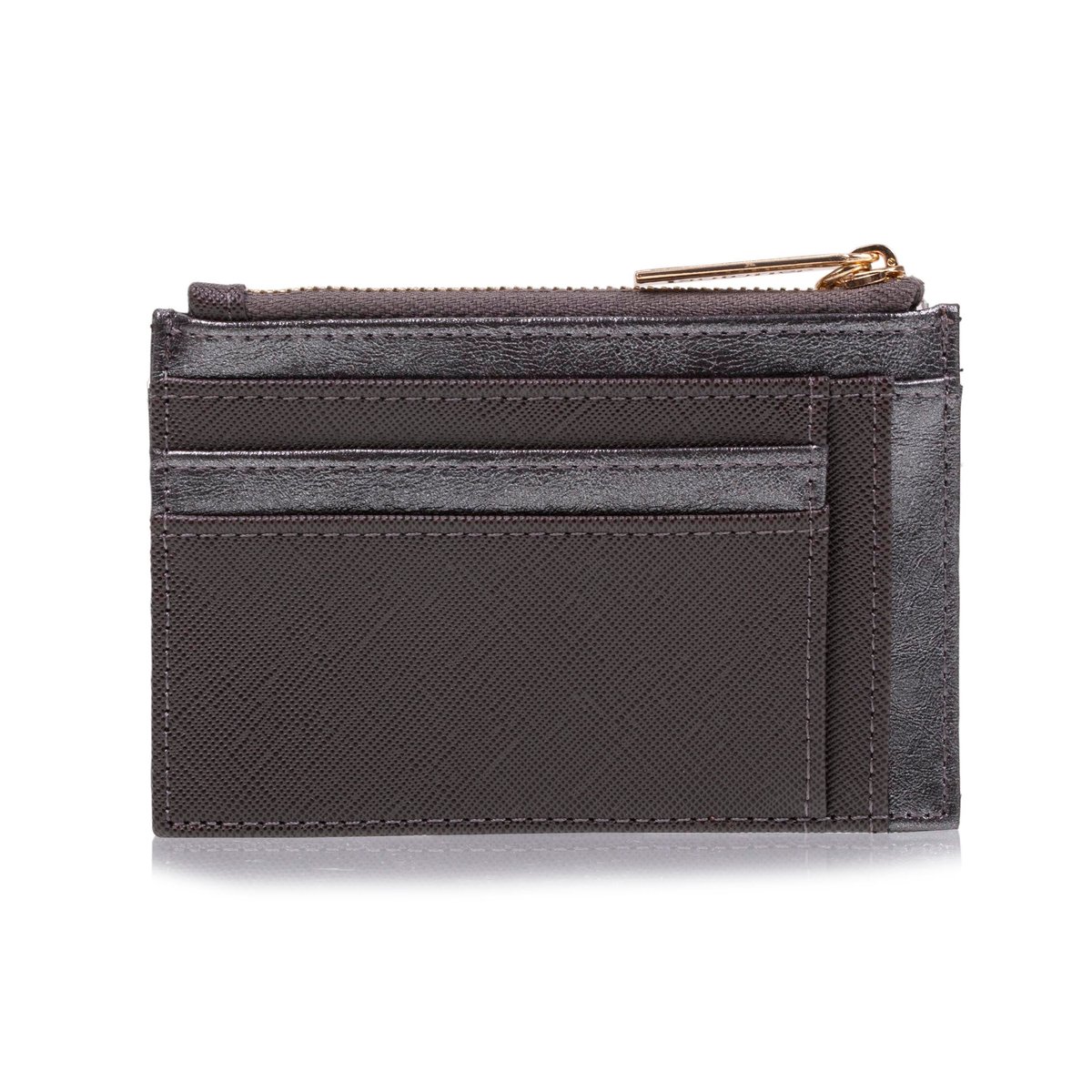 Porte-cartes protection rfid anti-piratage de carte gris, ISOTONER
