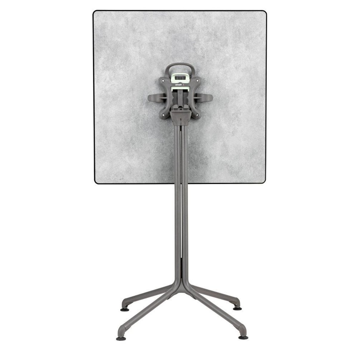 Table de repas carré 2/4 places hauteur mi-haut - HORIZON ciment, LAFUMA MOBILIER