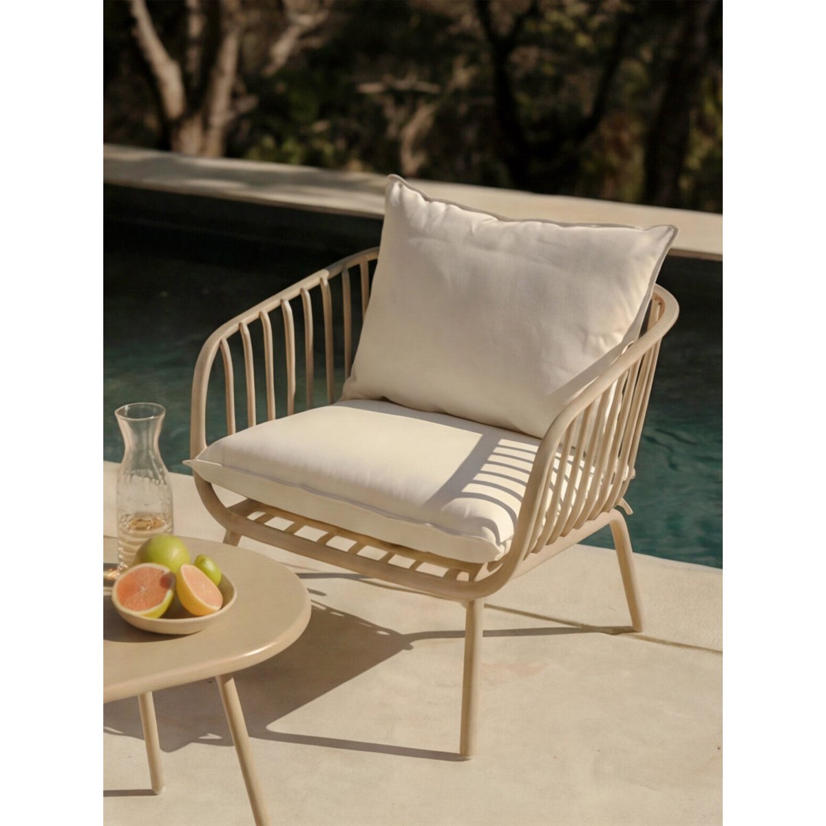 Ensemble de jardin Métal - MADEIRA beige, KENAY