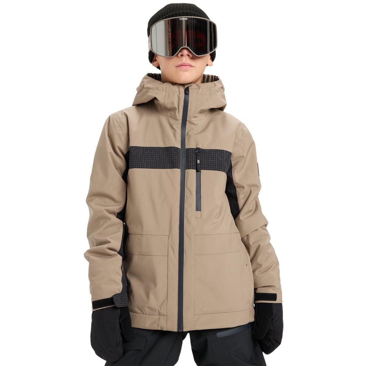 Veste de snow technique QUEST 20K beige fallen rock, QUIKSILVER