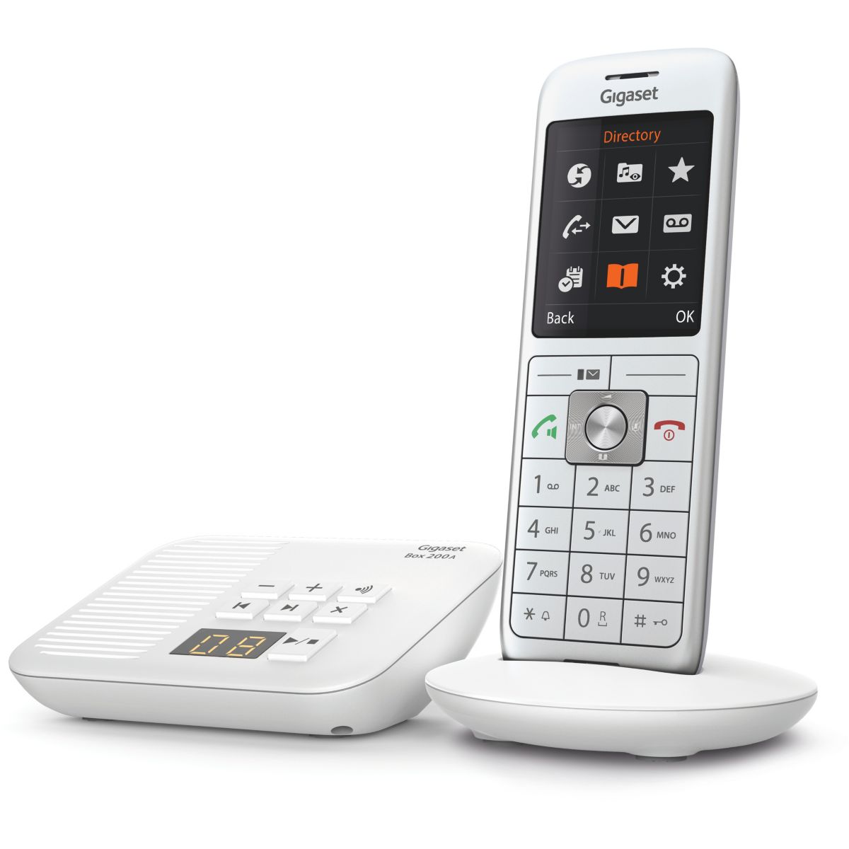 Téléphone sans fil CL660A BLANC blanc, GIGASET