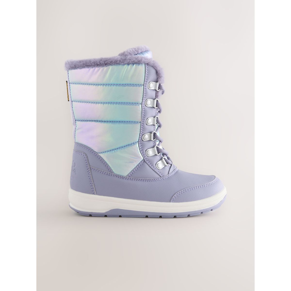 Après-skis imperméables lilas violet irisé, NEXT