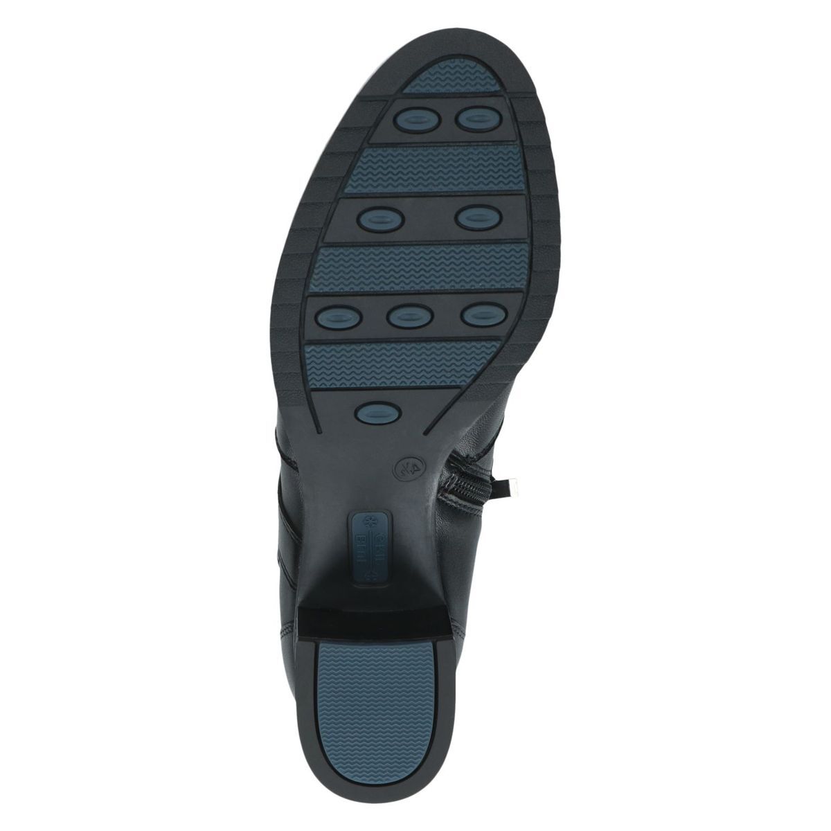 Bottine en cuir noir nappa, CAPRICE