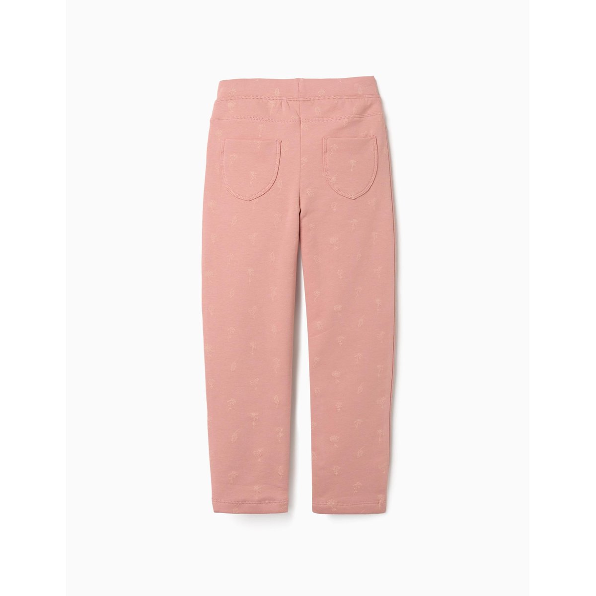 Jeggings à coupe skinny en coton peigné avec imprimé floral rose, ZIPPY