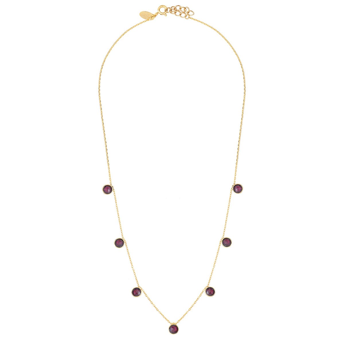 Collier multi moorea grenat rouge, CAROLINE NAJMAN