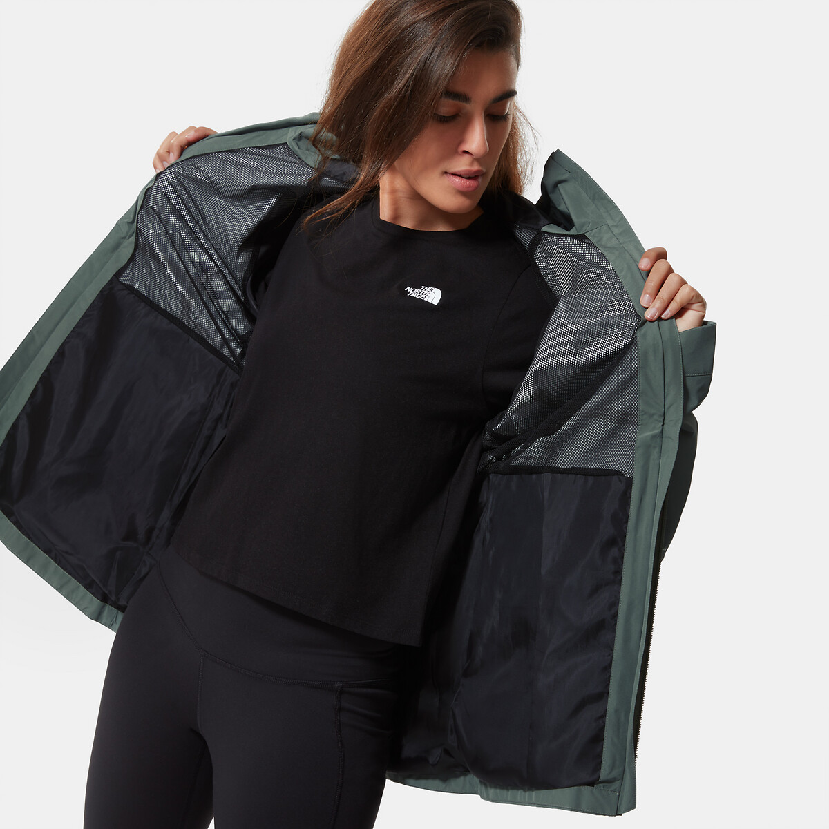 Parka Hikesteller zippée à capuche noir, THE NORTH FACE