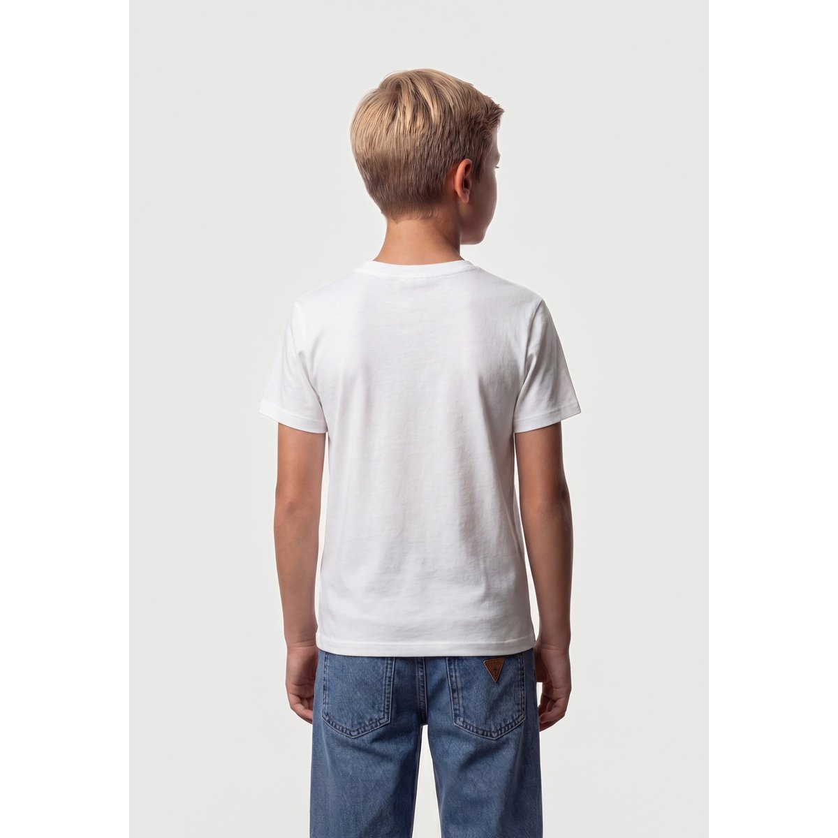 T-Shirt Avec Logo Imprimé blanc, GUESS KIDS