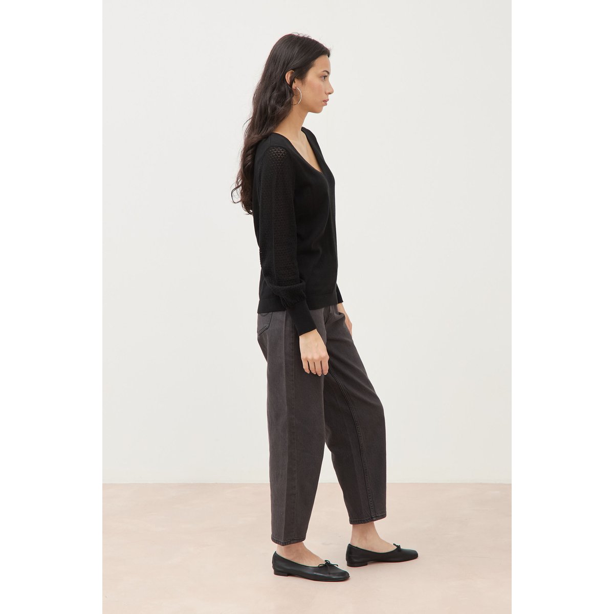 Pull manches longues noir, BONOBO