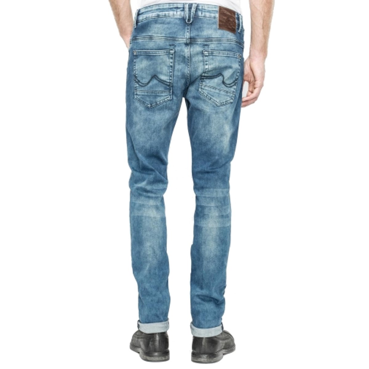 Jean Slim bleu used, PETROL INDUSTRIES