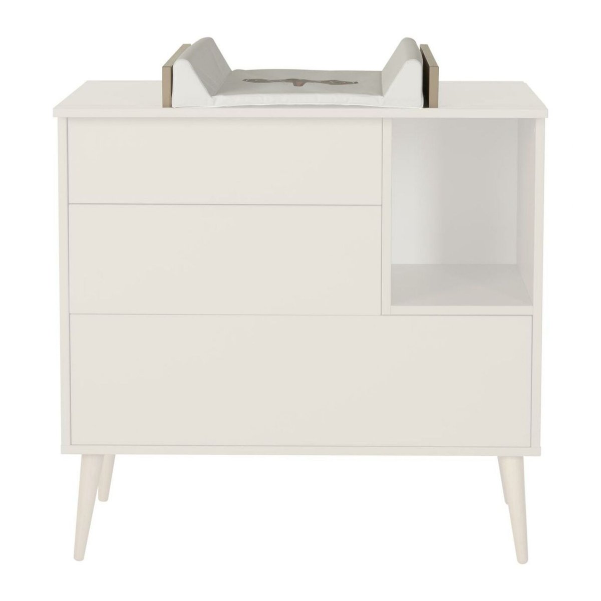Plan à langer pour commode Cocoon Ice White latte, QUAX