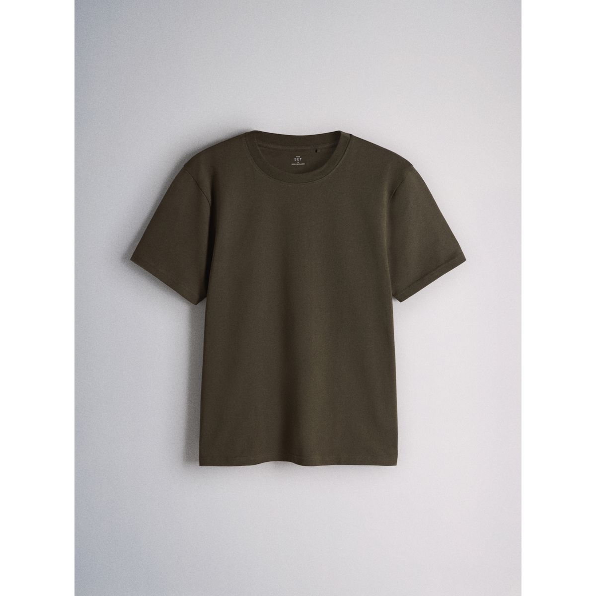 T-shirt standard à manches courtes, lot de 7 vert/noir, NEXT