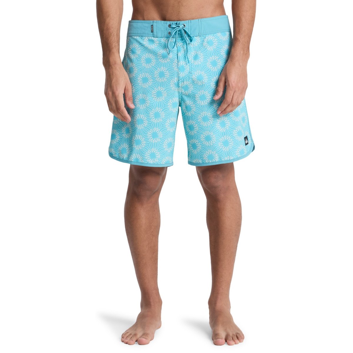 Boardshort SURFSILK SCALLOP 18" bleu aqua ocean mayhem, QUIKSILVER