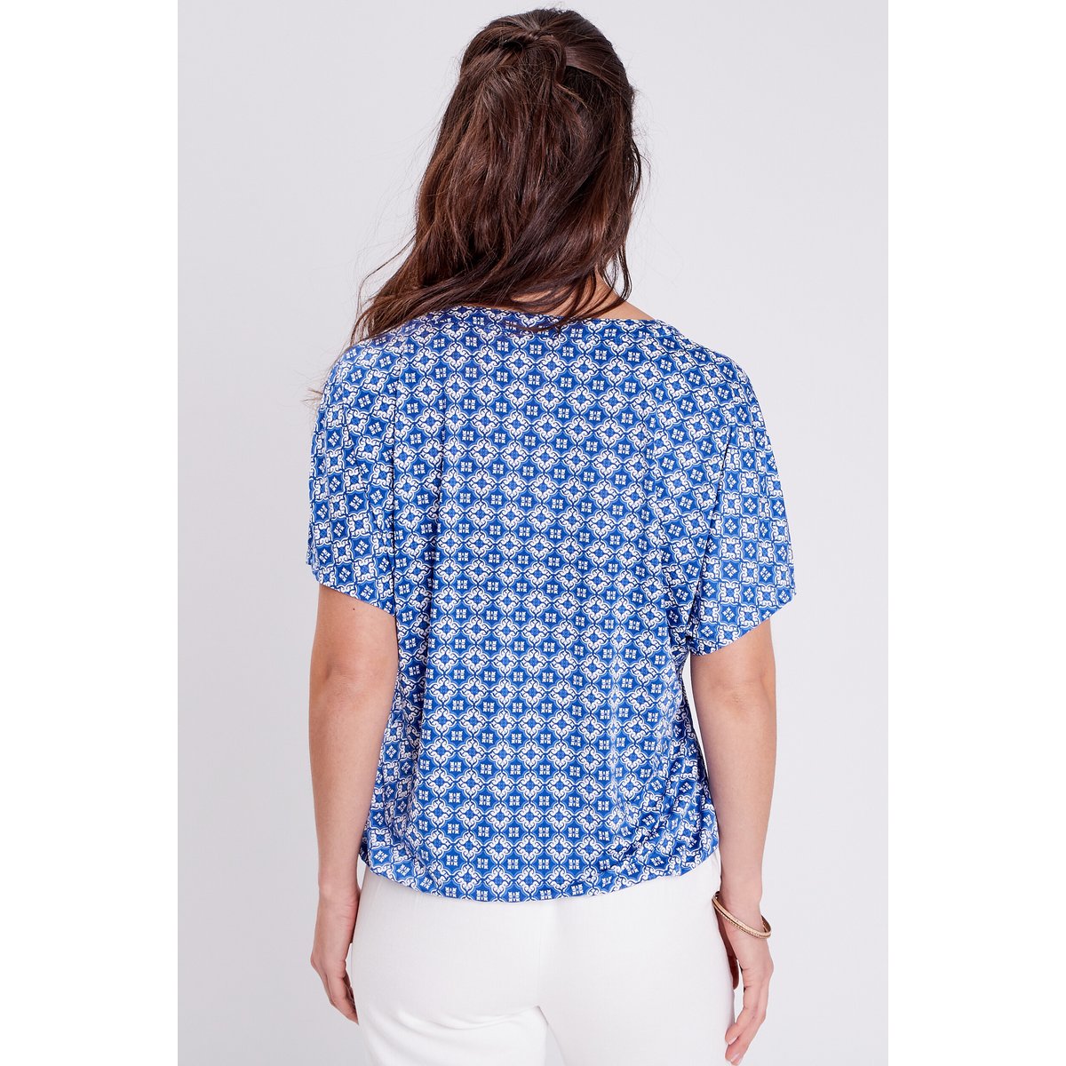 T-shirt à manches courtes bleu foncé, BREAL