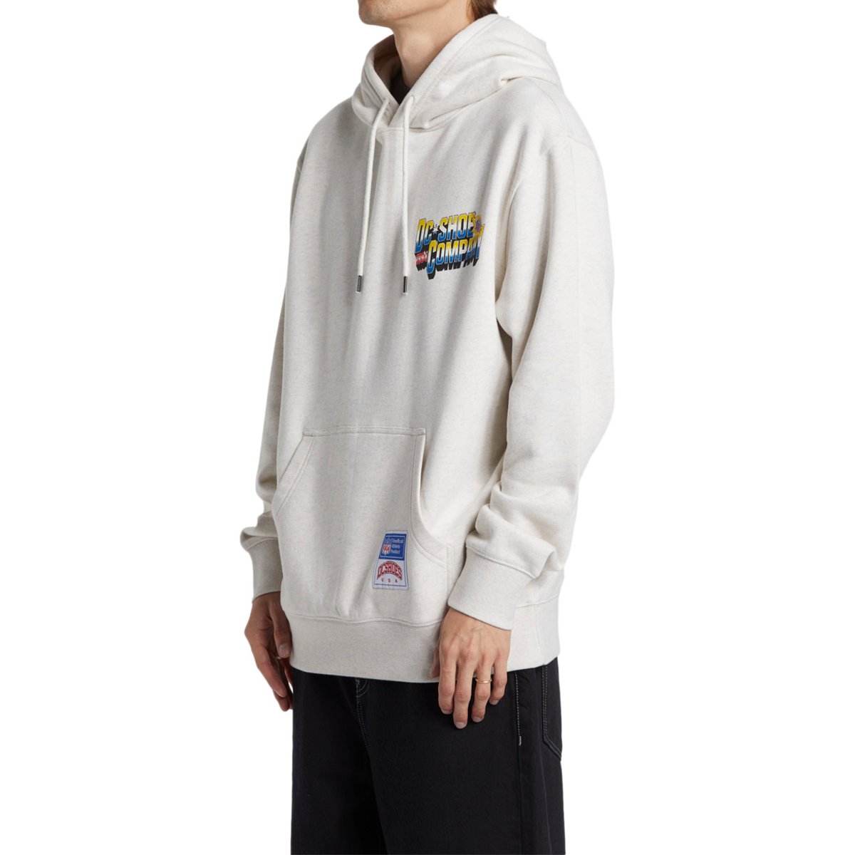Sweat à capuche 94 TAKE OVER. gris snow heather, DC SHOES