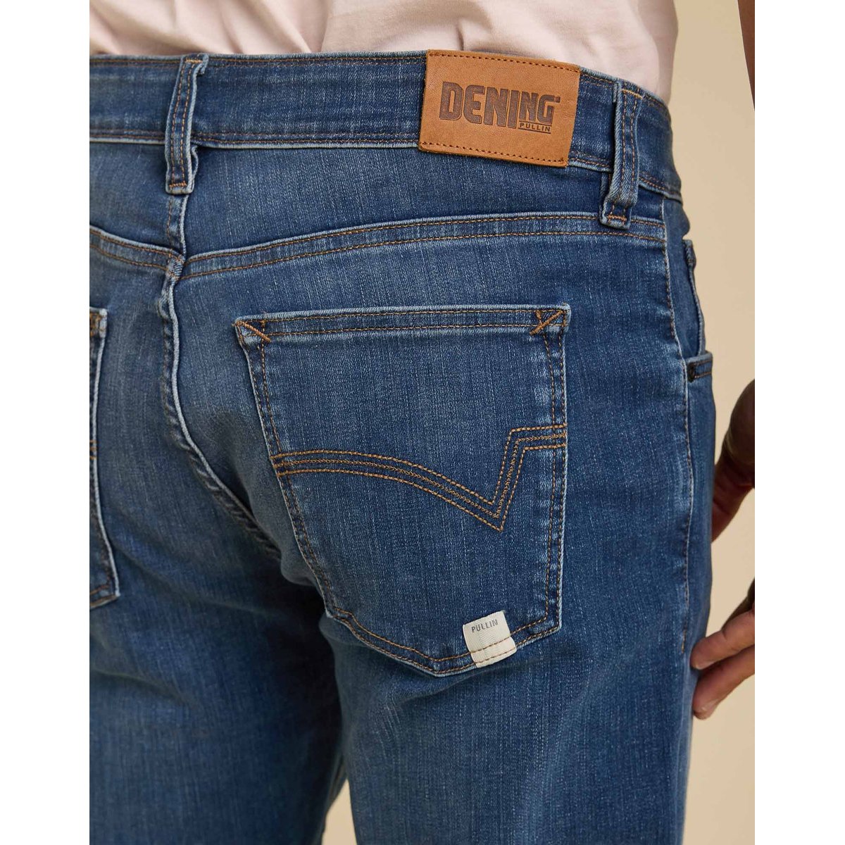 PANTALON REGULAR FADE bleu, PULLIN