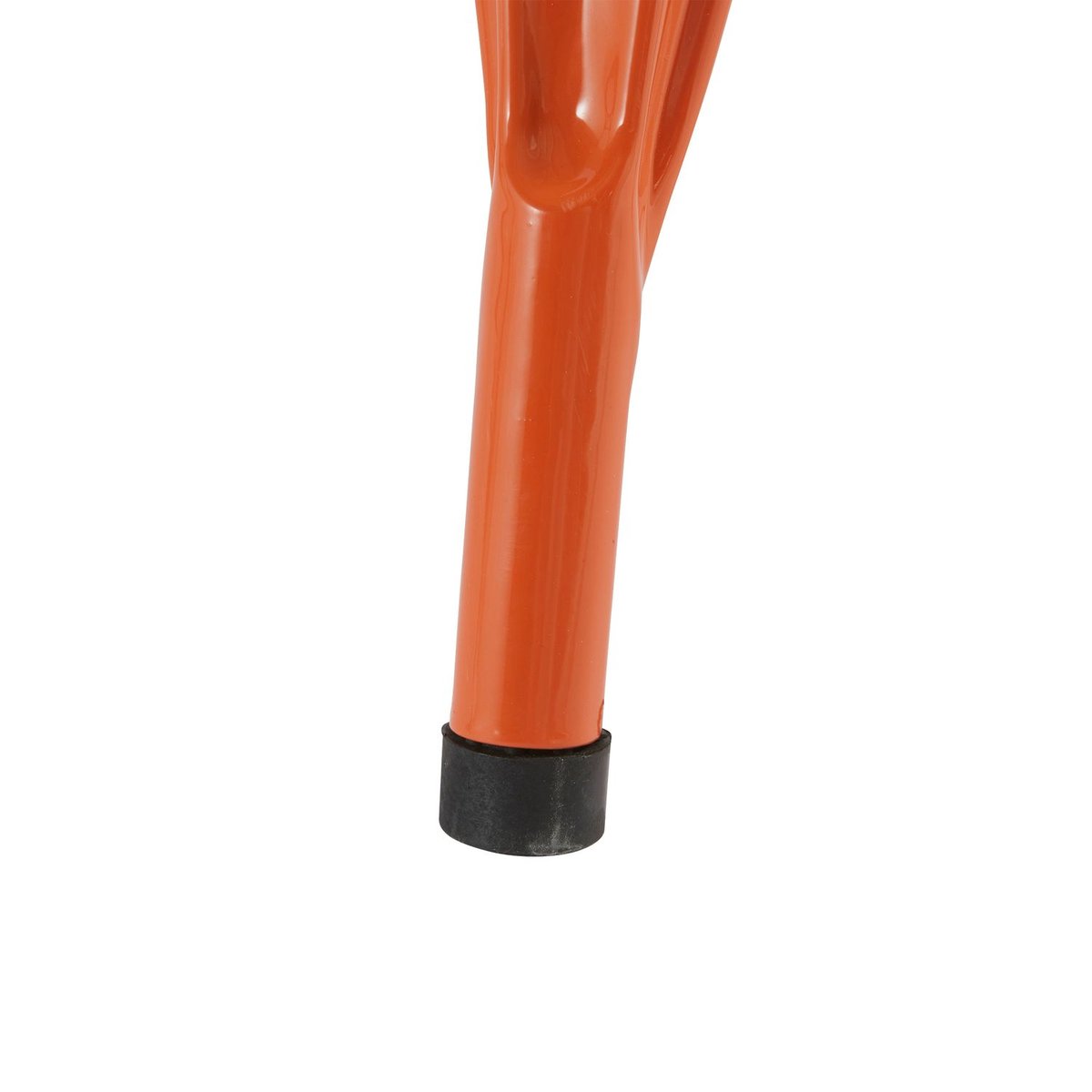 Lot de 4 chaises bistrot en métal NIKO orange, TOILINUX