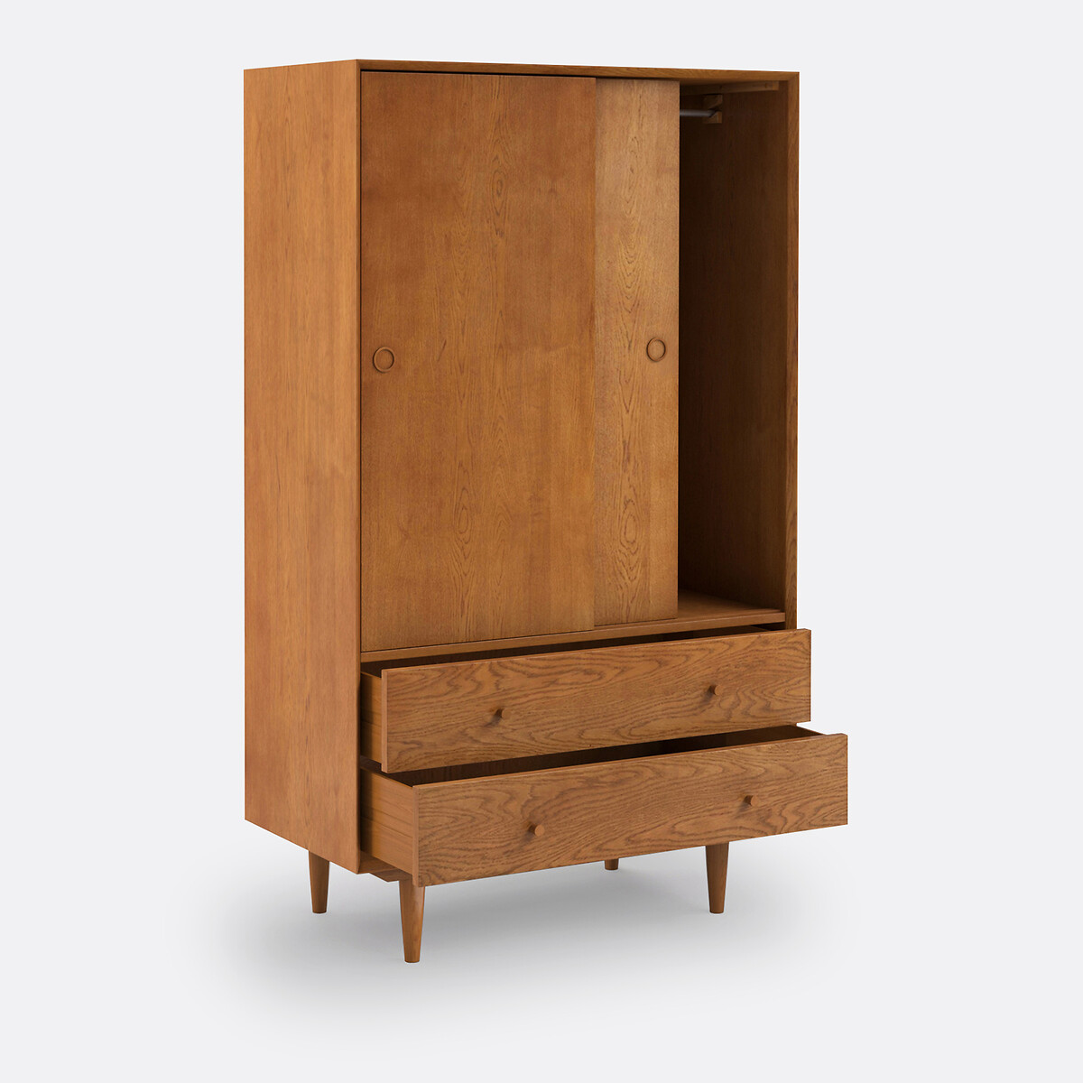 Armoire Quilda bois clair miel, LA REDOUTE INTERIEURS