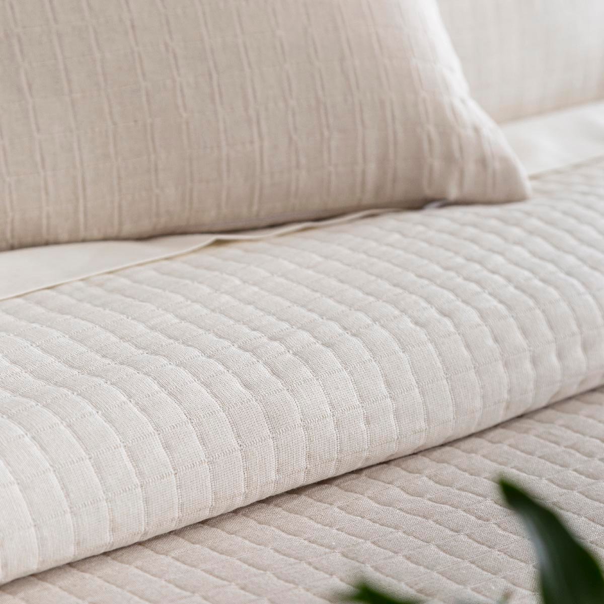 Couvre lit CONSTANCE lin, NAF NAF HOME