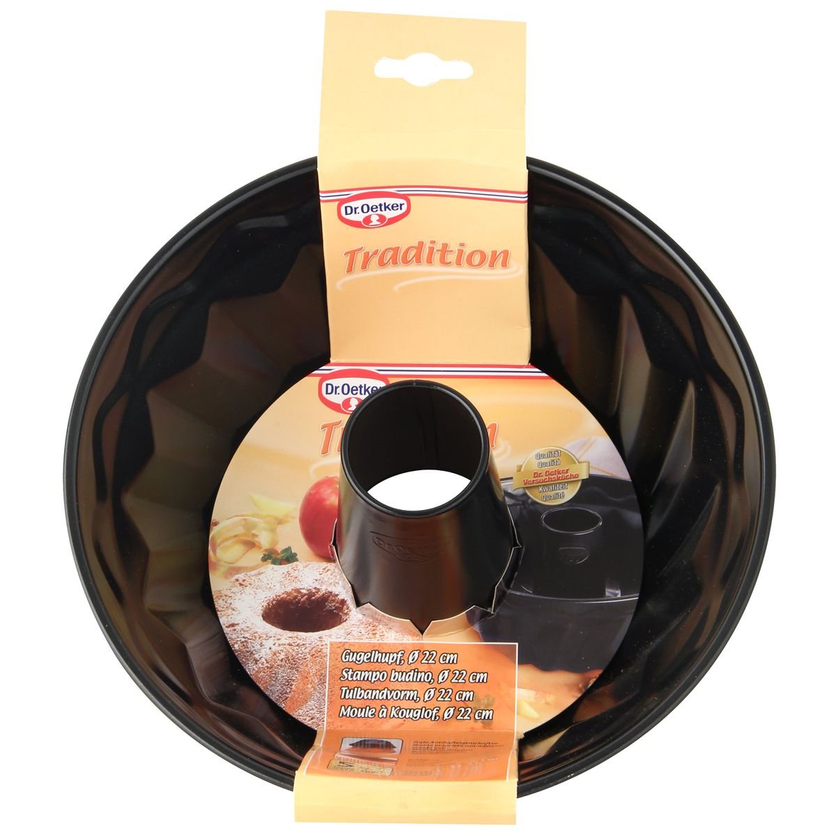 Moule à Kougelhopf TRADITION noir, DR OETKER