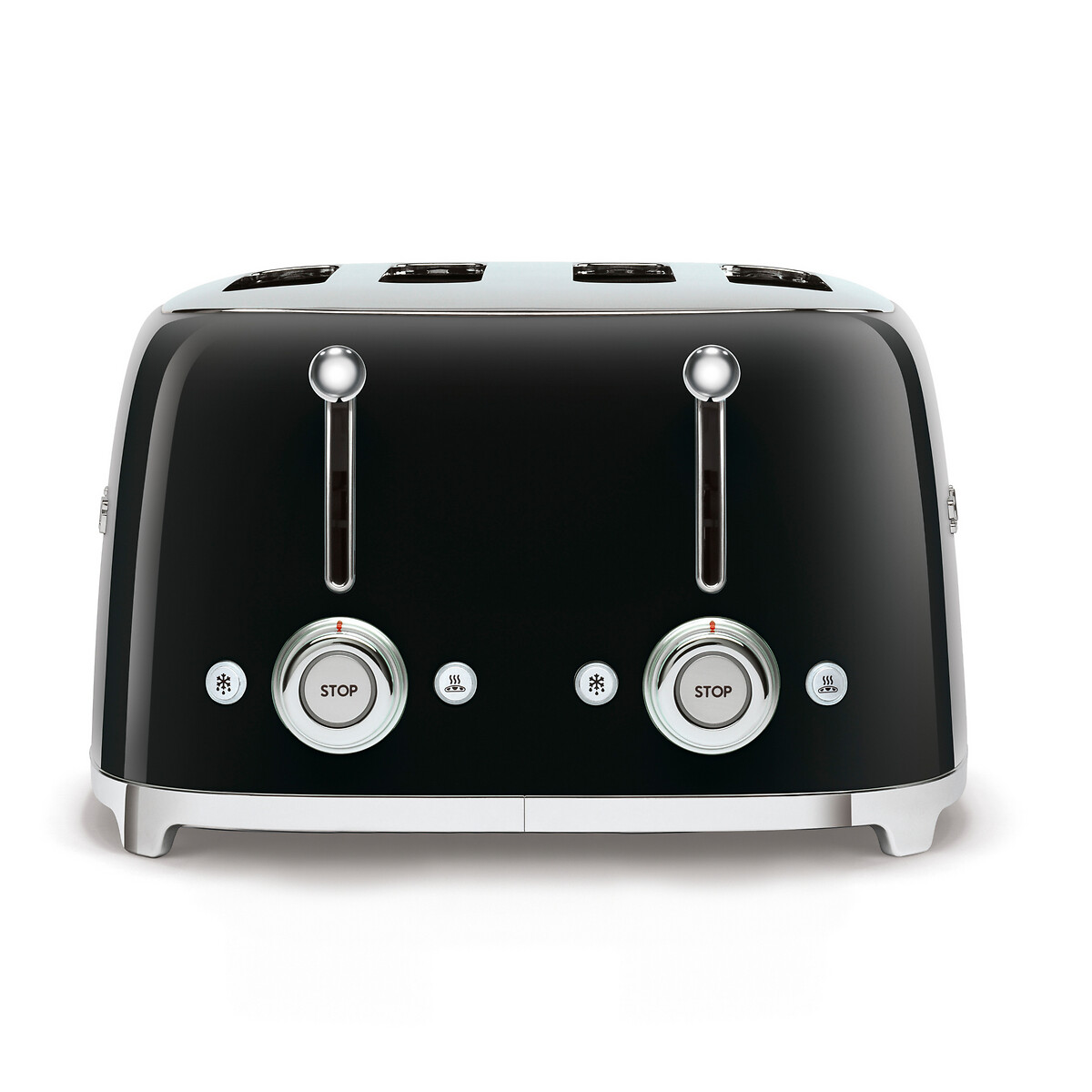 Retro Style 4-Slice Toaster - TSF03 black, SMEG
