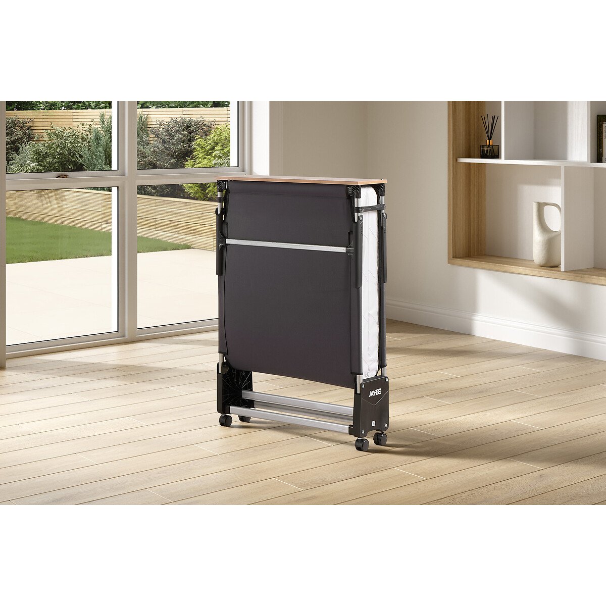 Jay-Be® Rollaway Folding Bed with e-Fibre Mattress black, JAY-BE