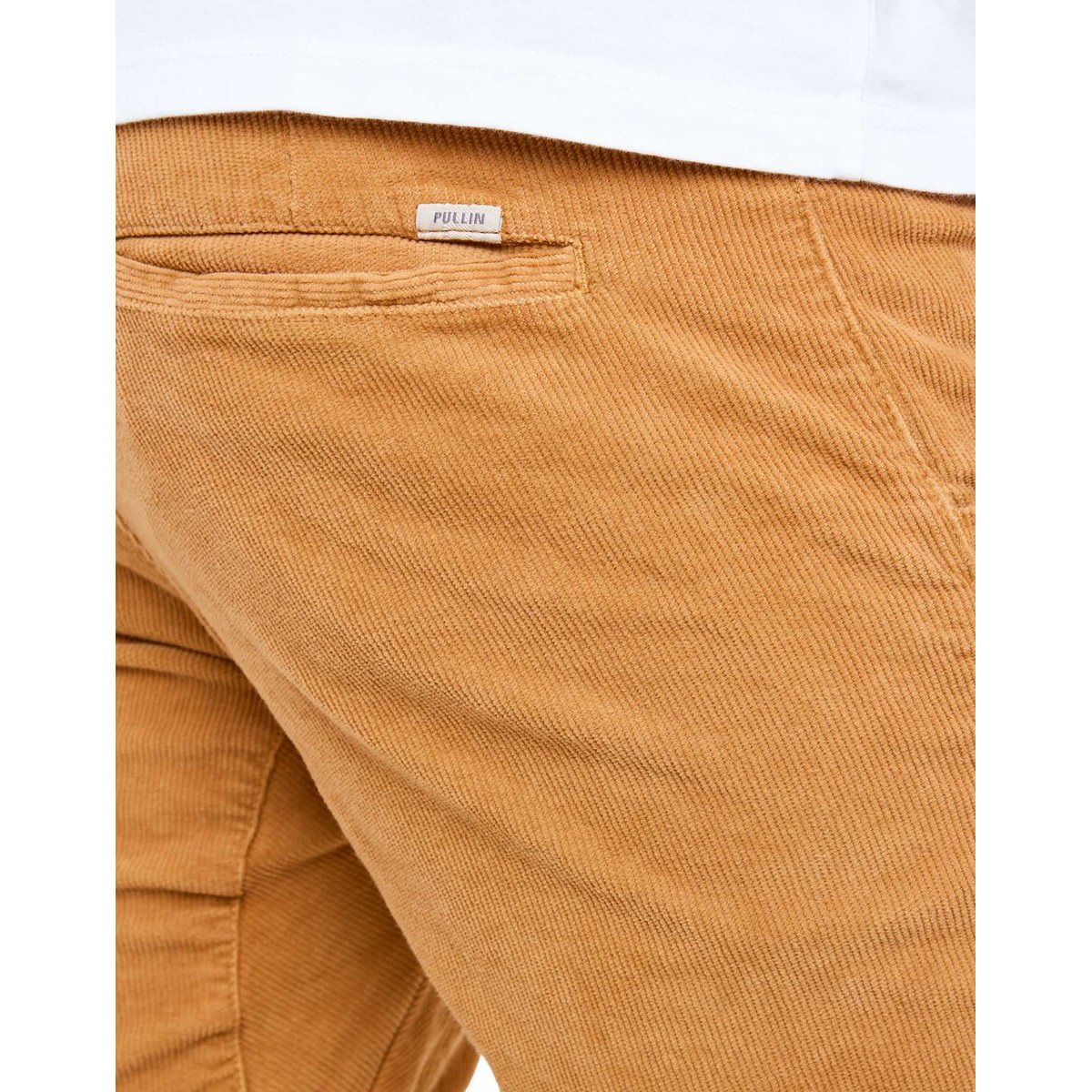 PANTALON CHINO VELOURS MEKA orange, PULLIN