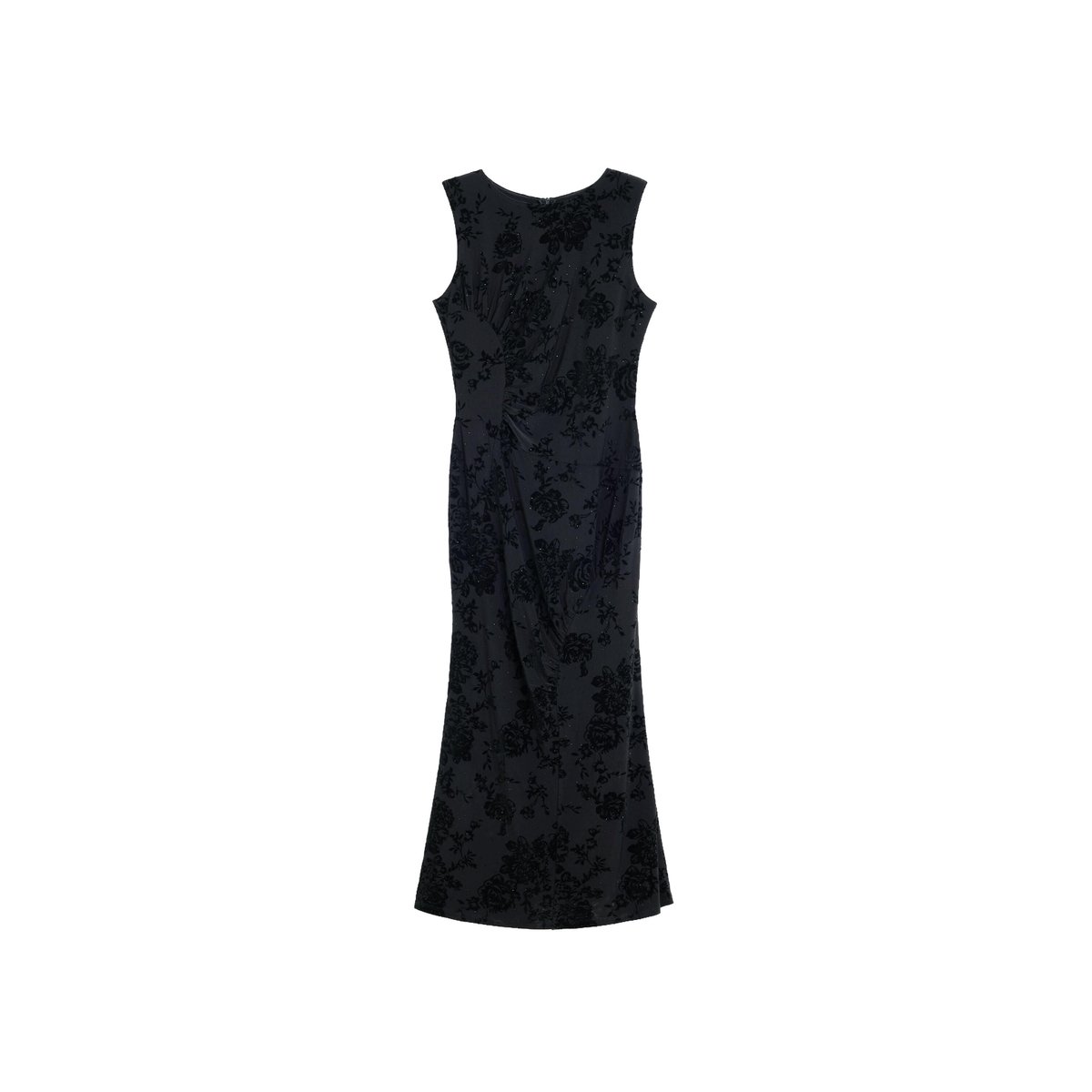 robe midi en maille noir, DESIGUAL