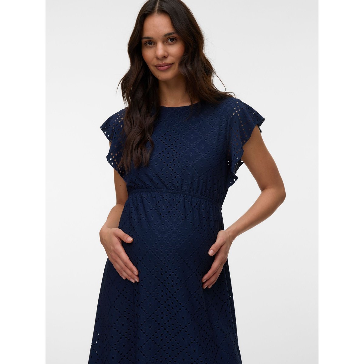 Robe En Dentelle navy blazer, VERO MODA