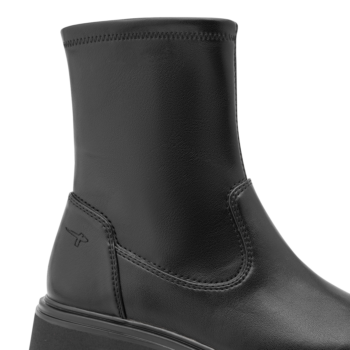 Bottine talon bloc noir, TAMARIS