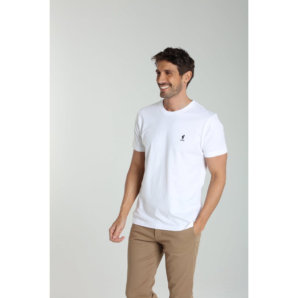 T-shirt manches courtes coton TWEN blanc, GENTLEMAN FARMER