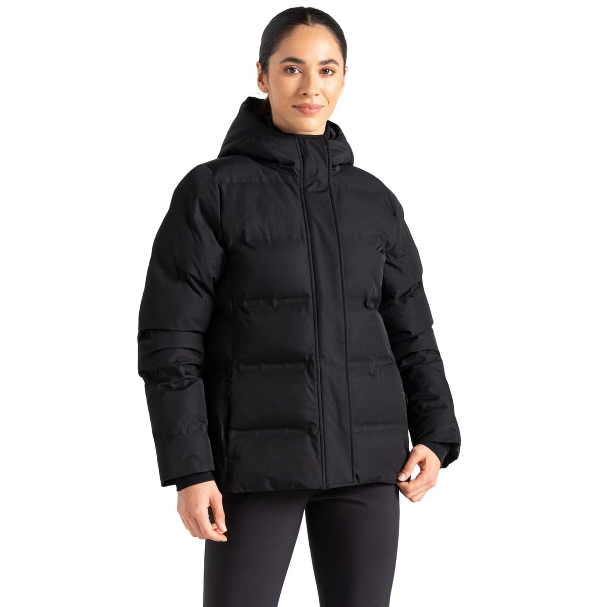 Veste matelassée à capuche ENTRUSTED noir, DARE 2B