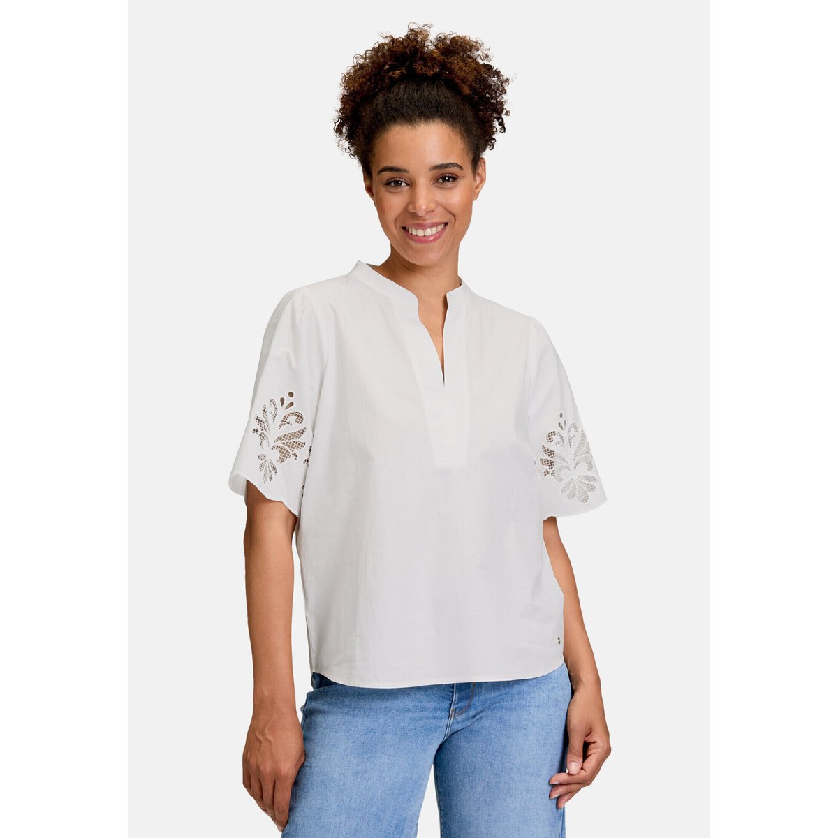 Tunique à broderies blanc, BETTY & CO