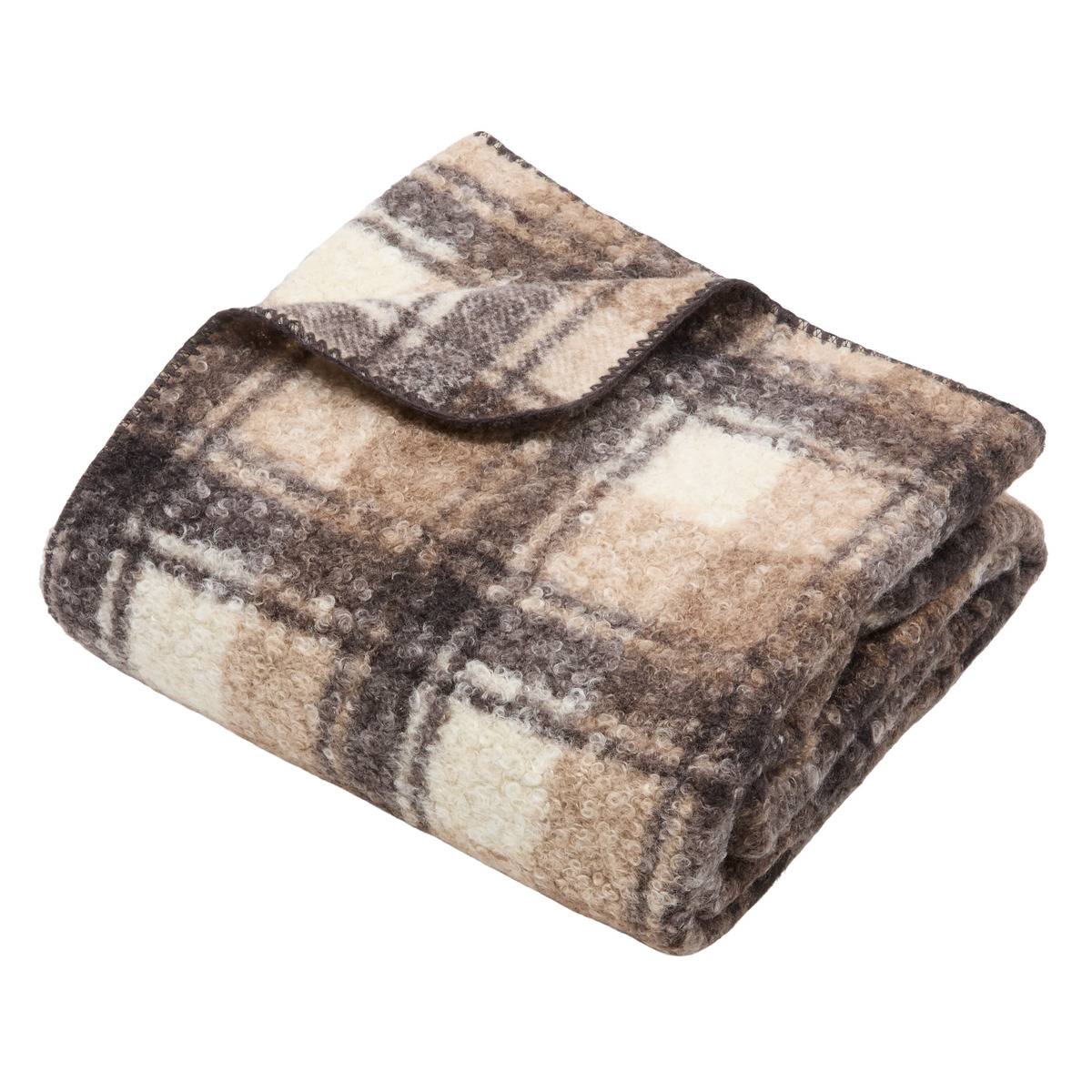 Plaid AUTOMNE beige lin, ATMOSPHERA