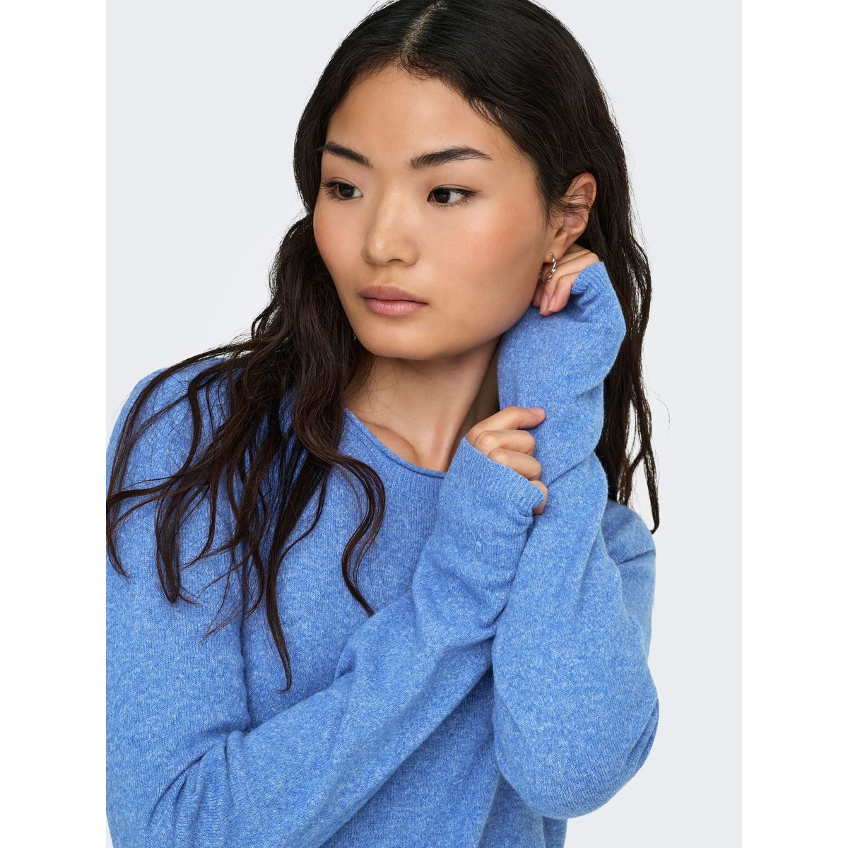 Pull En Maille ultramarine, ONLY