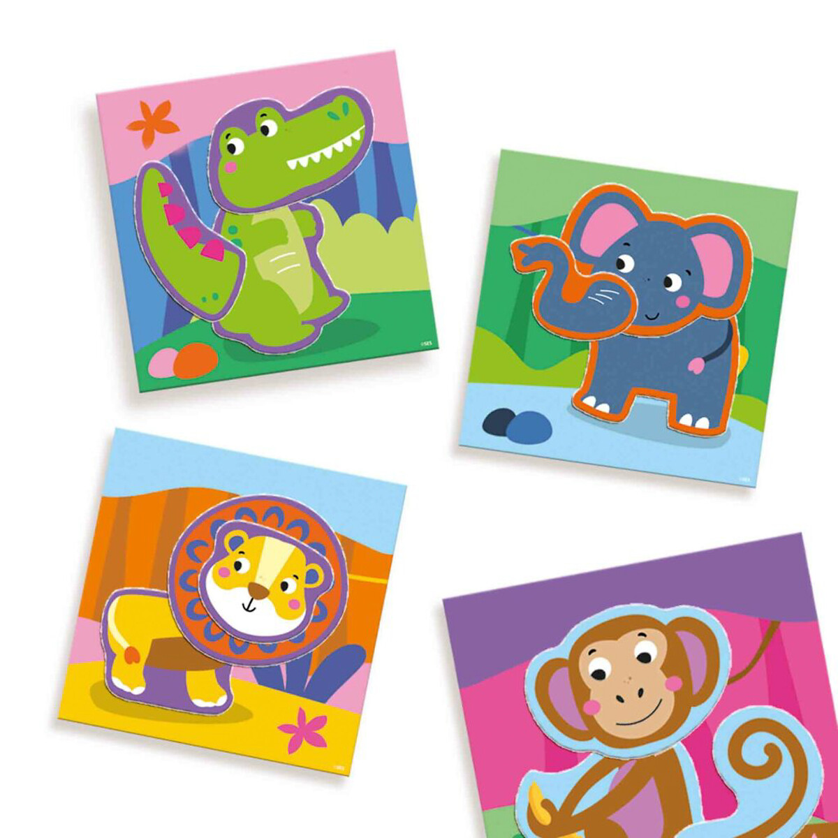Brinquedo "Aprendo a cortar e a colar", SES multicolor, SES