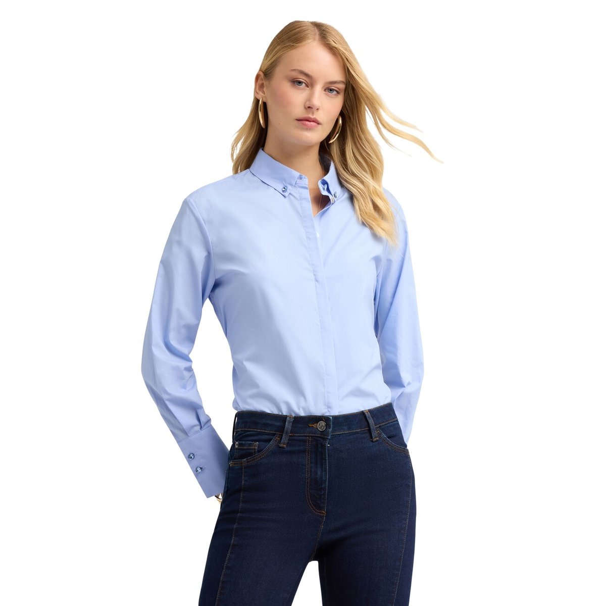 Chemise avec col boutonné light - blue, MOTIVI