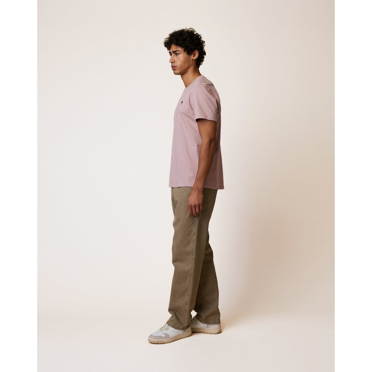 T-shirt en maille mauve, FAGUO