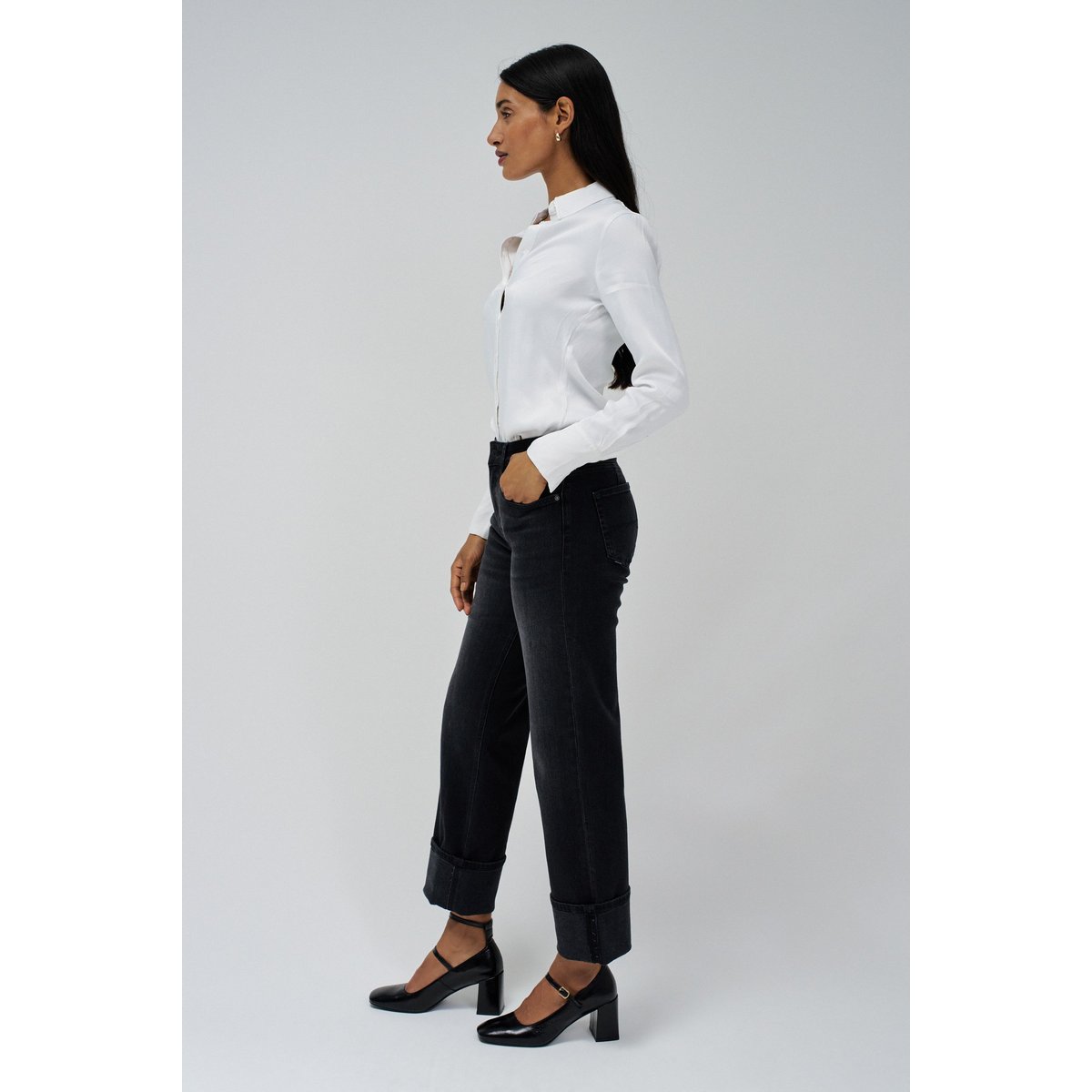 JEANS TRUE DROIT noir, SALSA JEANS