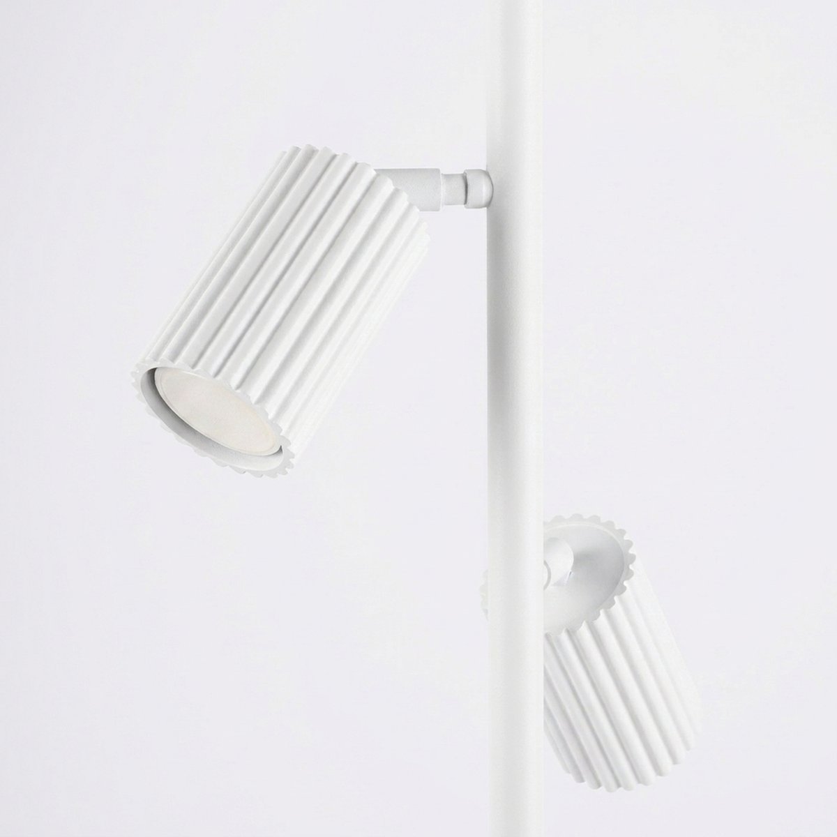 Lampadaire Aluminium Blanc GU10 3 KARBON blanc, EDEN