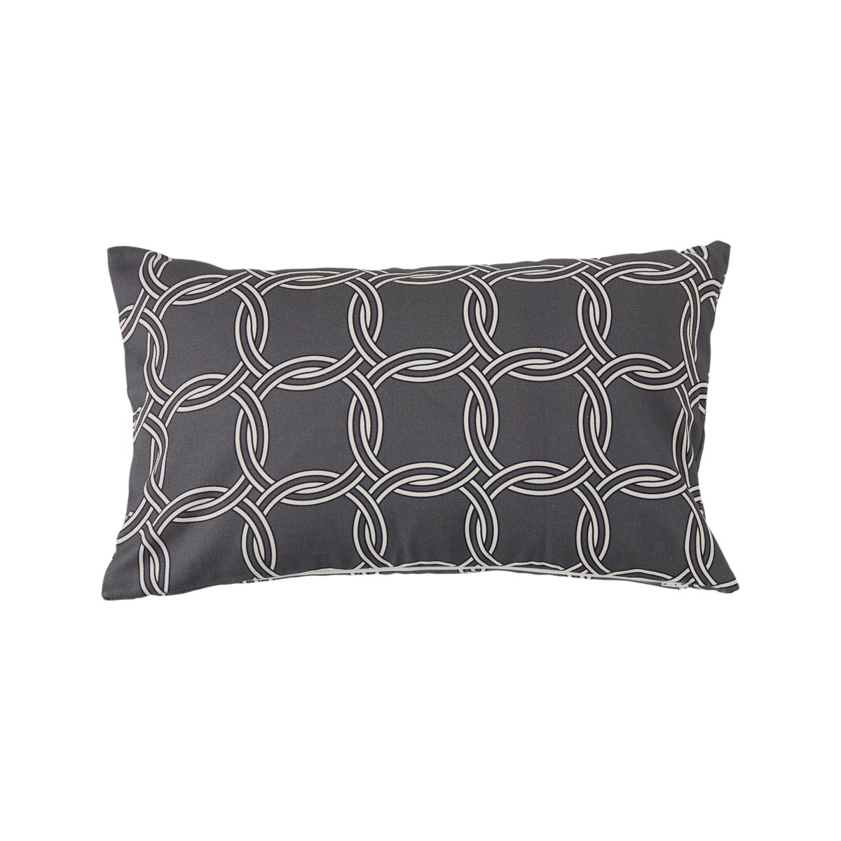 Coussin coton - NEO RETRO anthracite, CAMIF
