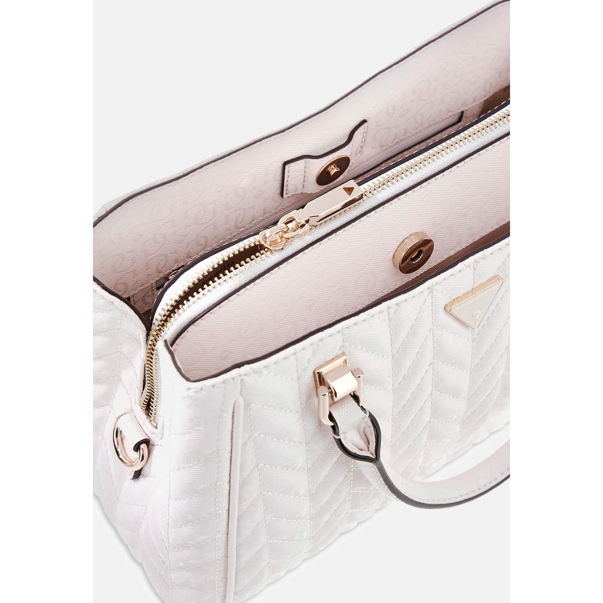 Sac Bandoulière Stacey blanc, GUESS