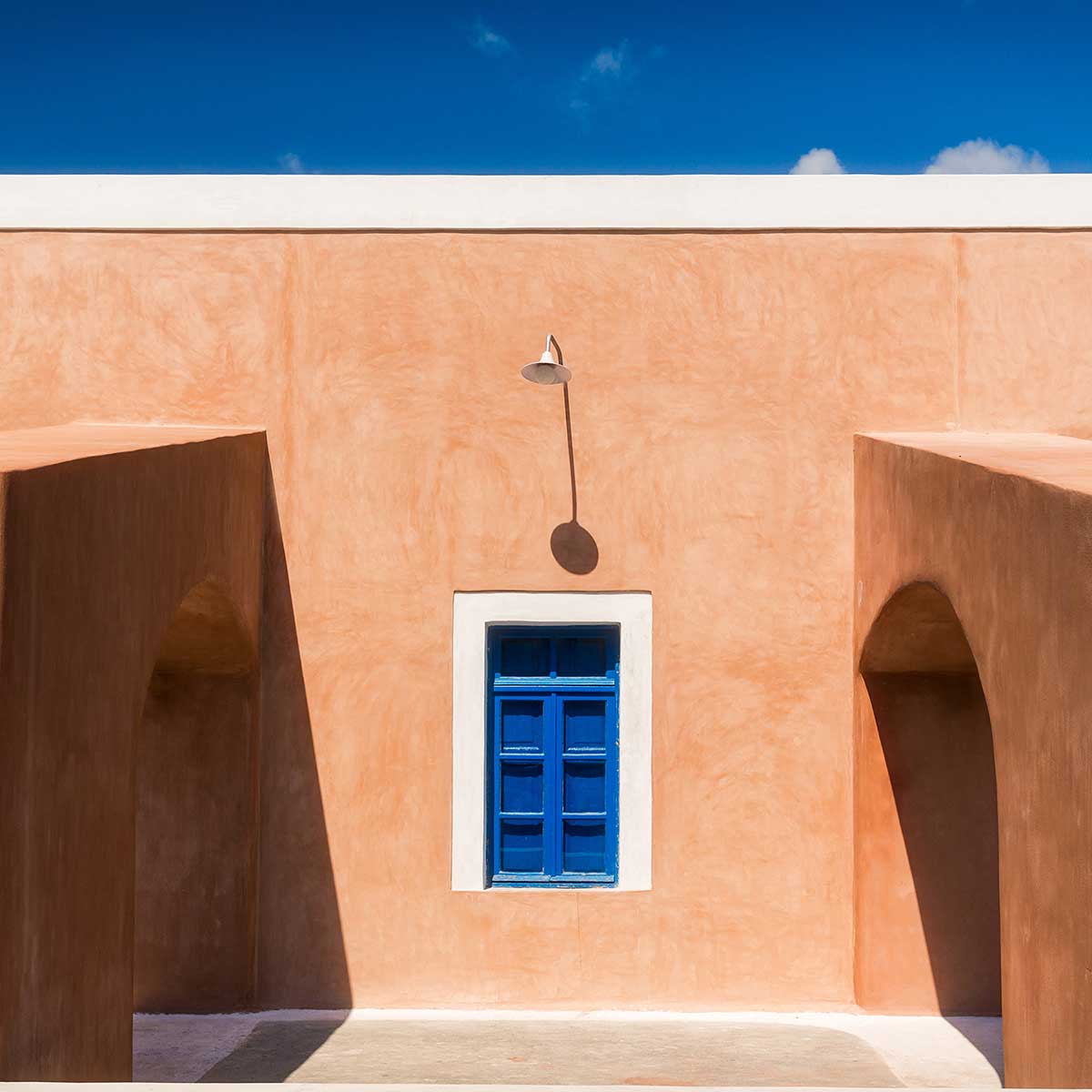 Tableau terracotta house tableau alu dibond, HEXOA