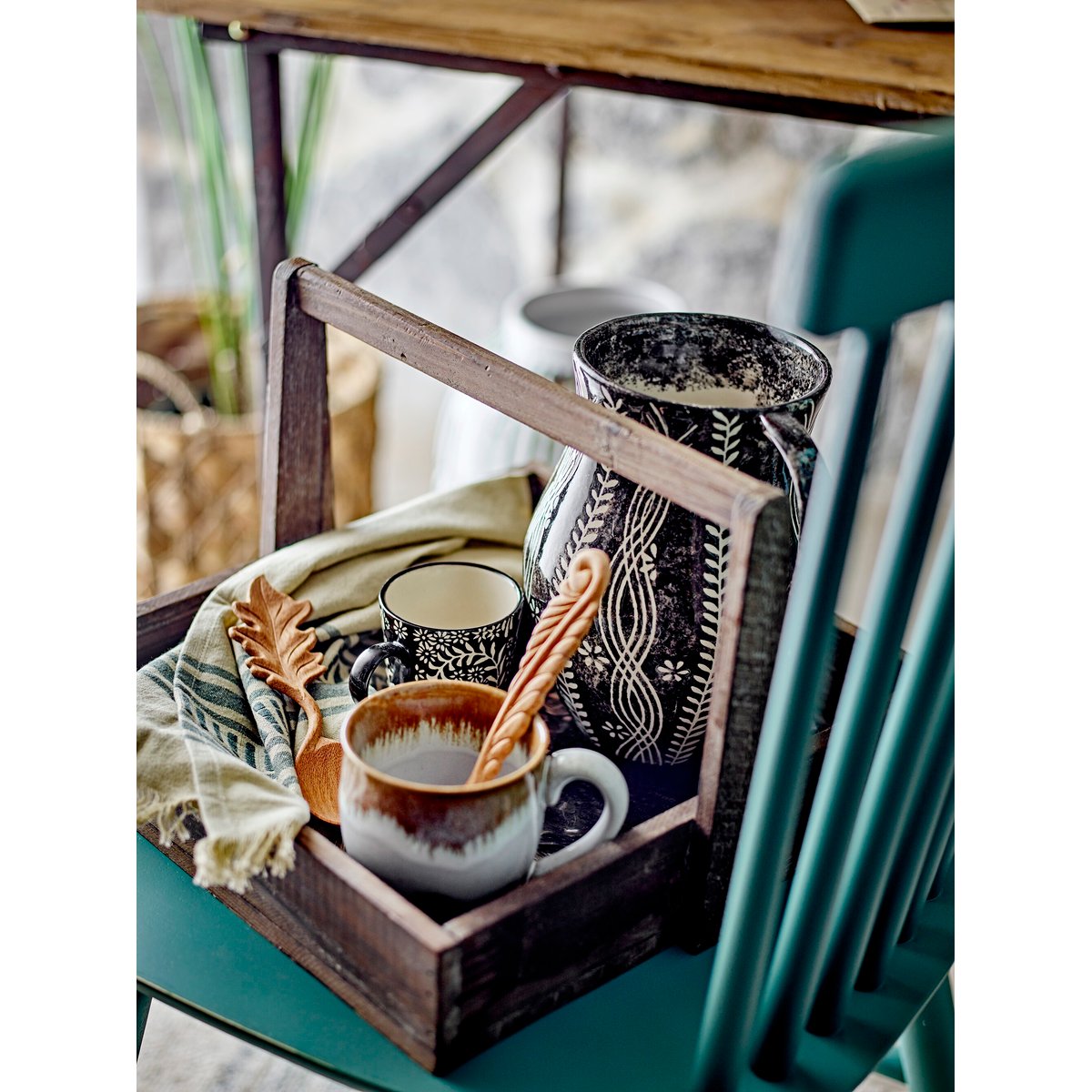 Tasse en grès JATOBA gris, BLOOMINGVILLE