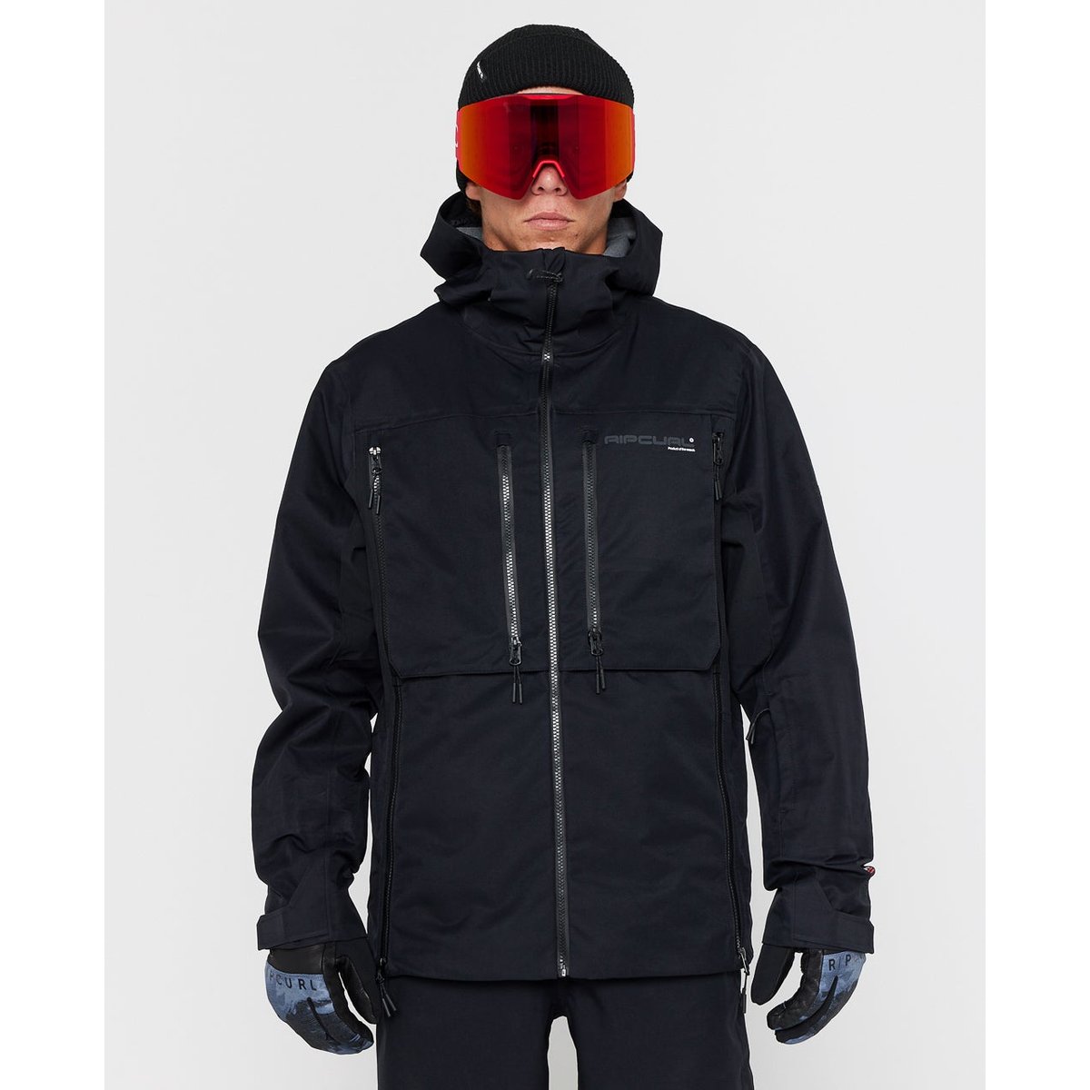 Veste de ski ANTI-SERIES Back COUNTRY solid black, RIP CURL