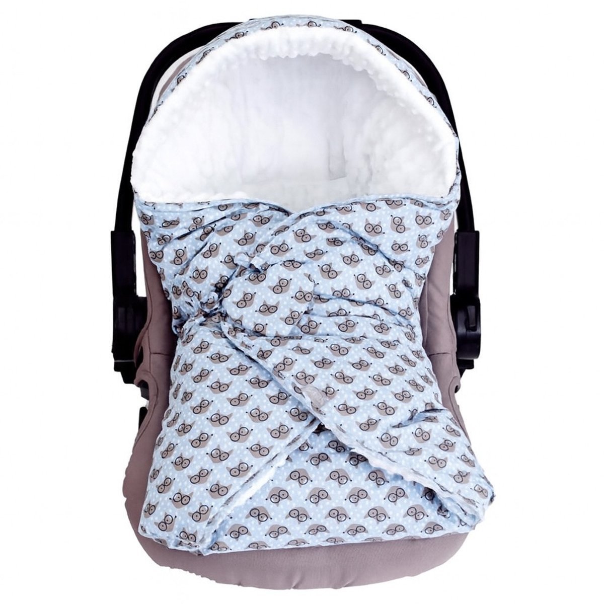Couverture enveloppante réversible et multi-usage ELI ESKIMO bleu, SEVIRA KIDS