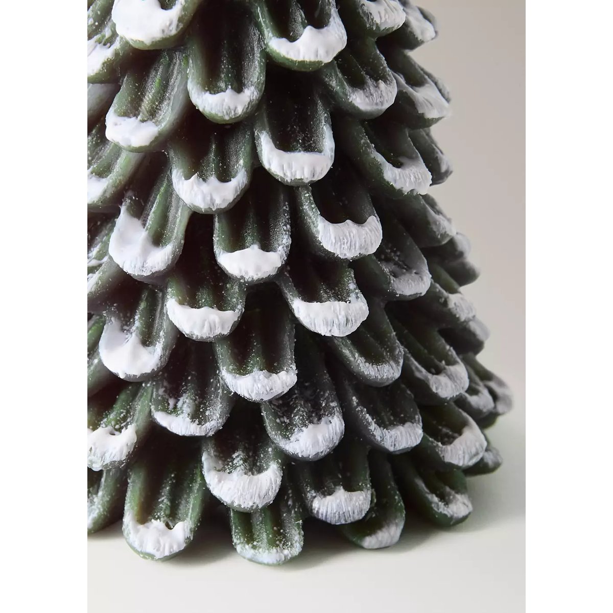 Bougie décorative avec détail sapin vert, MANGO HOME