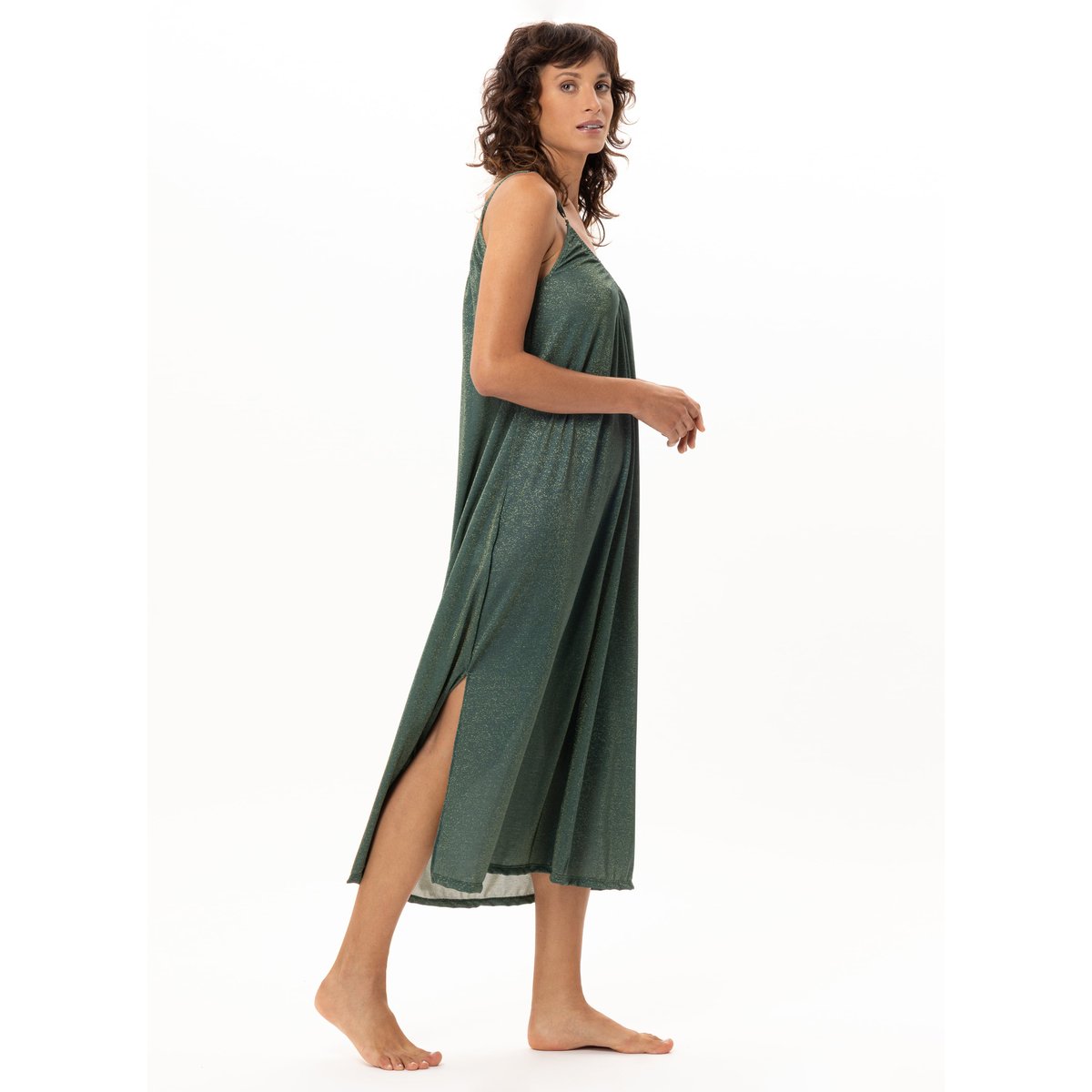 Robe en maille fil textile COCO 241 vert, LE CHAT