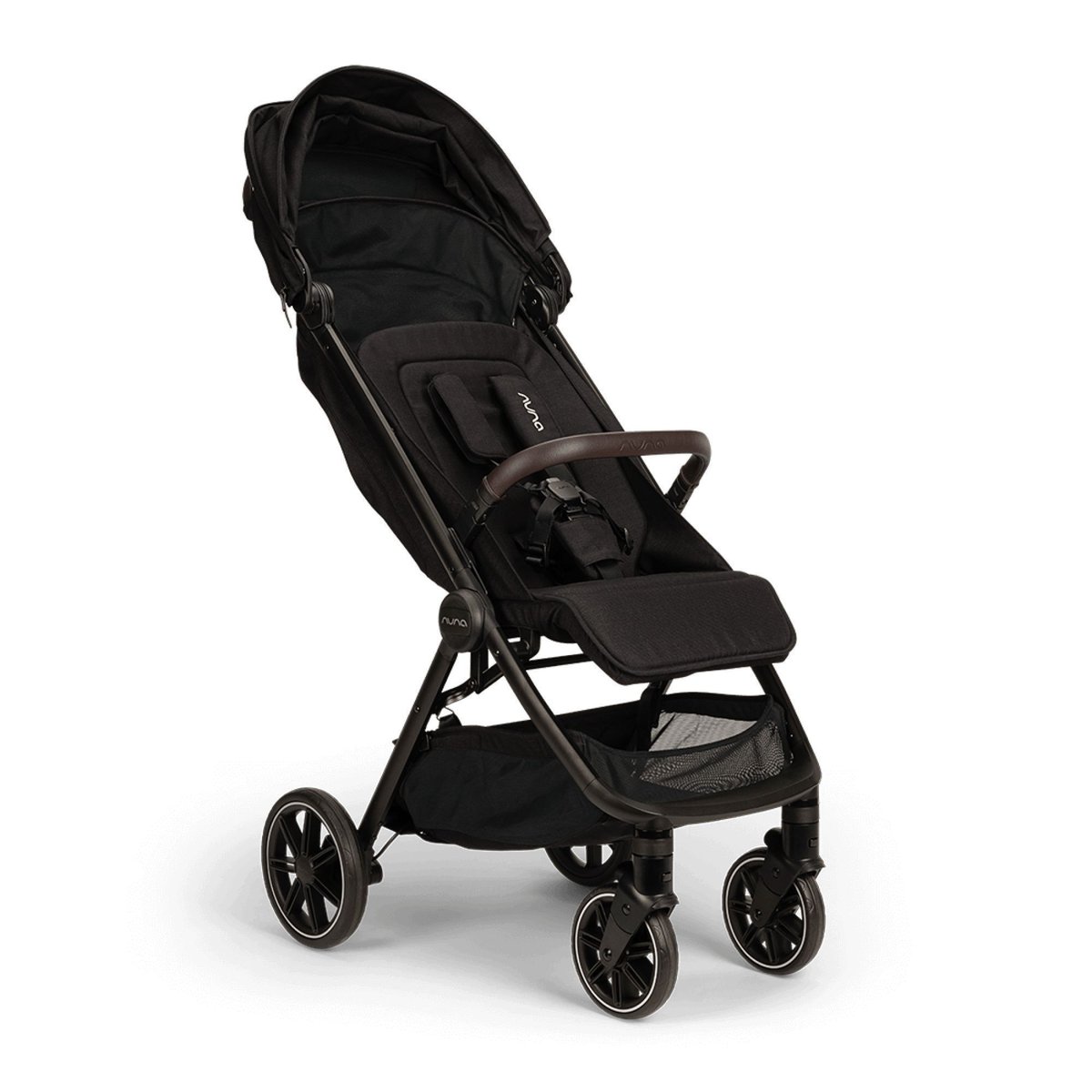 Poussette trio TRVL lx Caviar + siège auto Arra Flex Caviar + nacelle Lytl Caviar couleur unique, NUNA