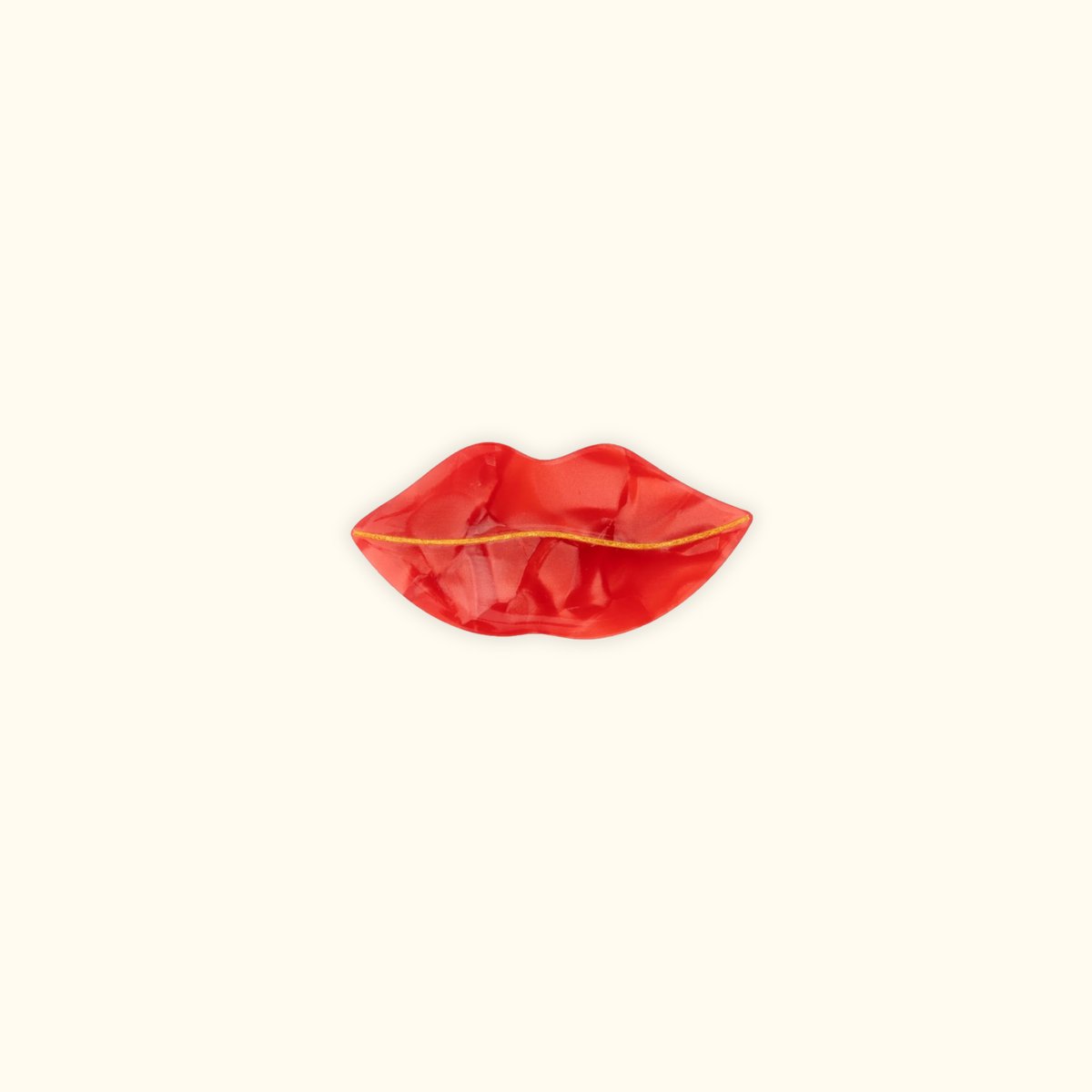 Barrette BOUCHE rouge, COUCOU SUZETTE